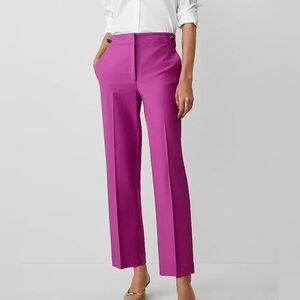 NWOT Ann Taylor Button Pencil Ankle Pant in Aqua Blue